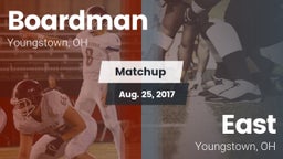 Matchup: Boardman vs. East  2017