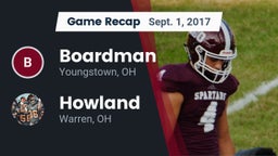 Recap: Boardman  vs. Howland  2017