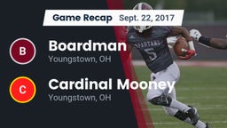 Recap: Boardman  vs. Cardinal Mooney  2017