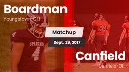 Matchup: Boardman vs. Canfield  2017