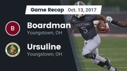 Recap: Boardman  vs. Ursuline  2017