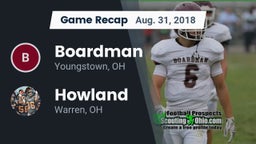 Recap: Boardman  vs. Howland  2018