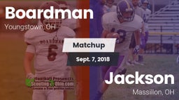 Matchup: Boardman vs. Jackson  2018