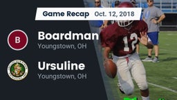 Recap: Boardman  vs. Ursuline  2018