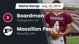 Recap: Boardman  vs. Massillon Perry  2019