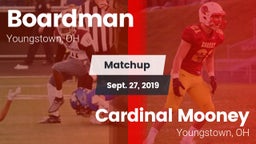 Matchup: Boardman vs. Cardinal Mooney  2019