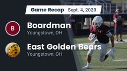 Recap: Boardman  vs. East  Golden Bears 2020