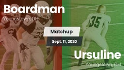Matchup: Boardman vs. Ursuline  2020