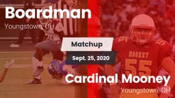Matchup: Boardman vs. Cardinal Mooney  2020