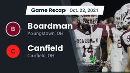 Recap: Boardman  vs. Canfield  2021
