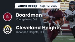 Recap: Boardman  vs. Cleveland Heights  2022