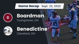 Recap: Boardman  vs. Benedictine  2022