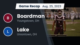 Recap: Boardman  vs. Lake  2023