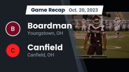 Recap: Boardman  vs. Canfield  2023