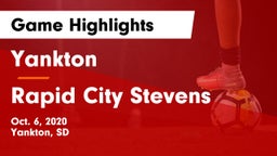 Yankton  vs Rapid City Stevens  Game Highlights - Oct. 6, 2020