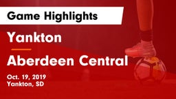 Yankton  vs Aberdeen Central  Game Highlights - Oct. 19, 2019