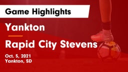 Yankton  vs Rapid City Stevens  Game Highlights - Oct. 5, 2021