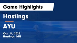 Hastings  vs AYU Game Highlights - Oct. 14, 2023
