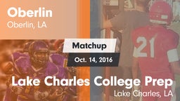 Matchup: Oberlin vs. Lake Charles College Prep 2016