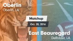 Matchup: Oberlin vs. East Beauregard  2016