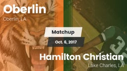 Matchup: Oberlin vs. Hamilton Christian  2017