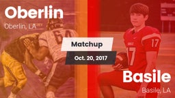 Matchup: Oberlin vs. Basile  2017