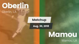 Matchup: Oberlin vs. Mamou  2018