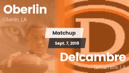 Matchup: Oberlin vs. Delcambre  2018
