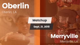 Matchup: Oberlin vs. Merryville  2018