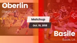 Matchup: Oberlin vs. Basile  2018