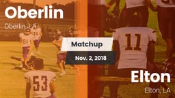 Matchup: Oberlin vs. Elton  2018