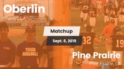Matchup: Oberlin vs. Pine Prairie  2019