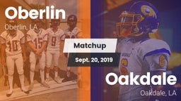 Matchup: Oberlin vs. Oakdale  2019