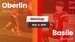Matchup: Oberlin vs. Basile  2019