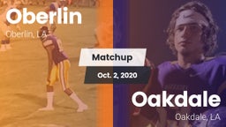 Matchup: Oberlin vs. Oakdale  2020