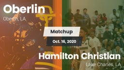 Matchup: Oberlin vs. Hamilton Christian  2020