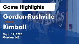 Gordon-Rushville  vs Kimball  Game Highlights - Sept. 12, 2020