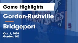 Gordon-Rushville  vs Bridgeport  Game Highlights - Oct. 1, 2020