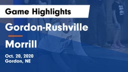 Gordon-Rushville  vs Morrill  Game Highlights - Oct. 20, 2020