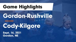 Gordon-Rushville  vs Cody-Kilgore  Game Highlights - Sept. 16, 2021