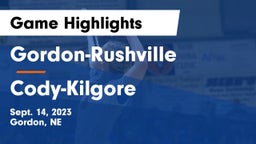 Gordon-Rushville  vs Cody-Kilgore  Game Highlights - Sept. 14, 2023