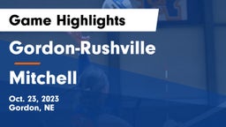Gordon-Rushville  vs Mitchell Game Highlights - Oct. 23, 2023