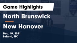 North Brunswick  vs New Hanover  Game Highlights - Dec. 10, 2021