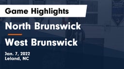 North Brunswick  vs West Brunswick  Game Highlights - Jan. 7, 2022