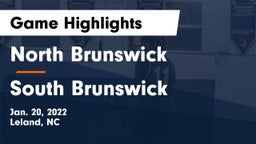 North Brunswick  vs South Brunswick  Game Highlights - Jan. 20, 2022