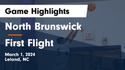 North Brunswick  vs First Flight  Game Highlights - March 1, 2024