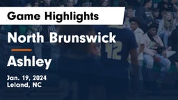 North Brunswick  vs Ashley  Game Highlights - Jan. 19, 2024