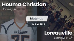 Matchup: Houma Christian vs. Loreauville  2019
