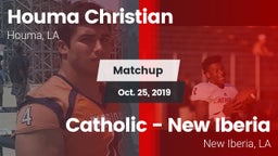 Matchup: Houma Christian vs. Catholic  - New Iberia 2019