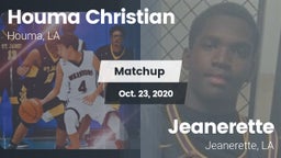 Matchup: Houma Christian vs. Jeanerette  2020